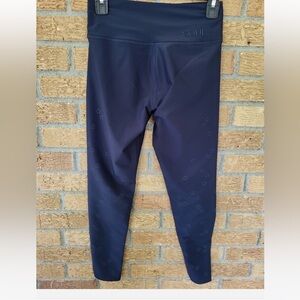 Soulcycle Navy Star Pattern Leggings